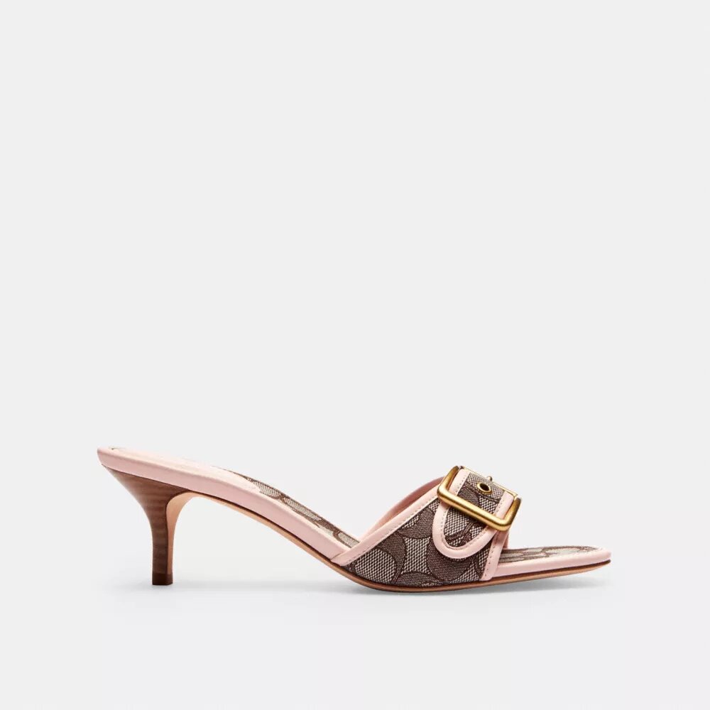 Margot-sandalen in kenmerkend jacquard