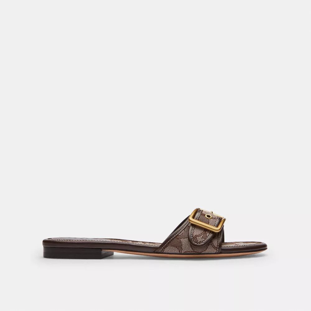 Margot-sandalen in kenmerkend jacquard