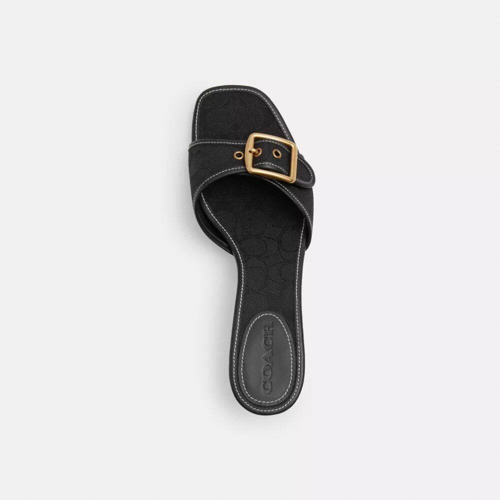 Margot-sandalen in kenmerkend jacquard