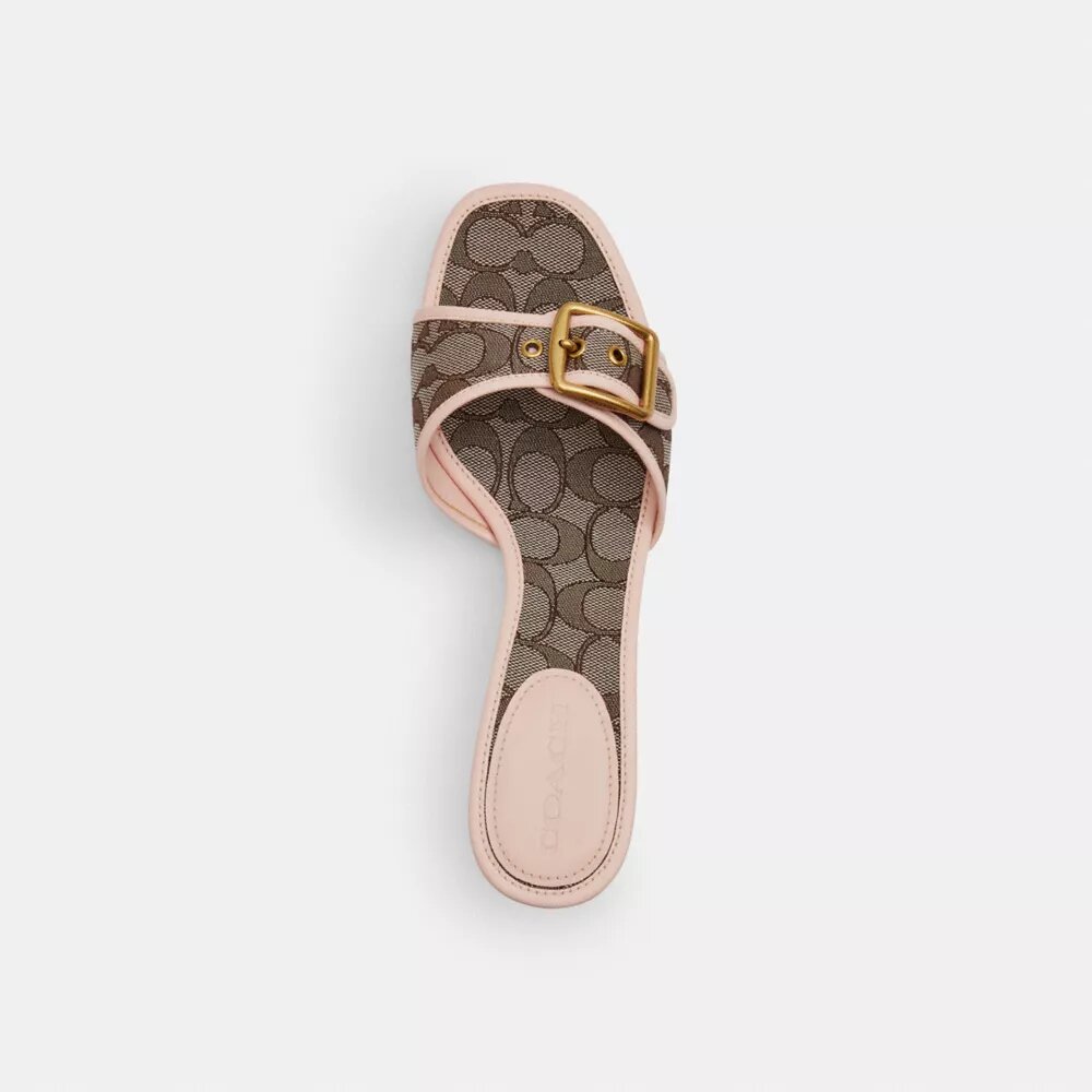 Margot-sandalen in kenmerkend jacquard