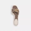 Margot-sandalen in kenmerkend jacquard