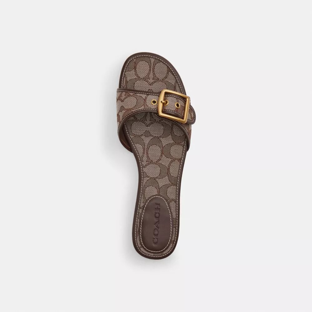 Margot-sandalen in kenmerkend jacquard