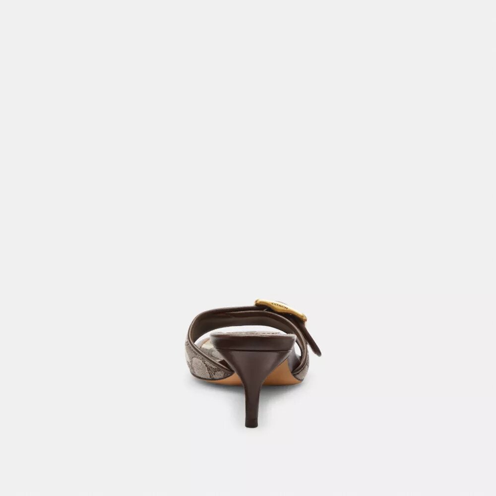 Margot-sandalen in kenmerkend jacquard