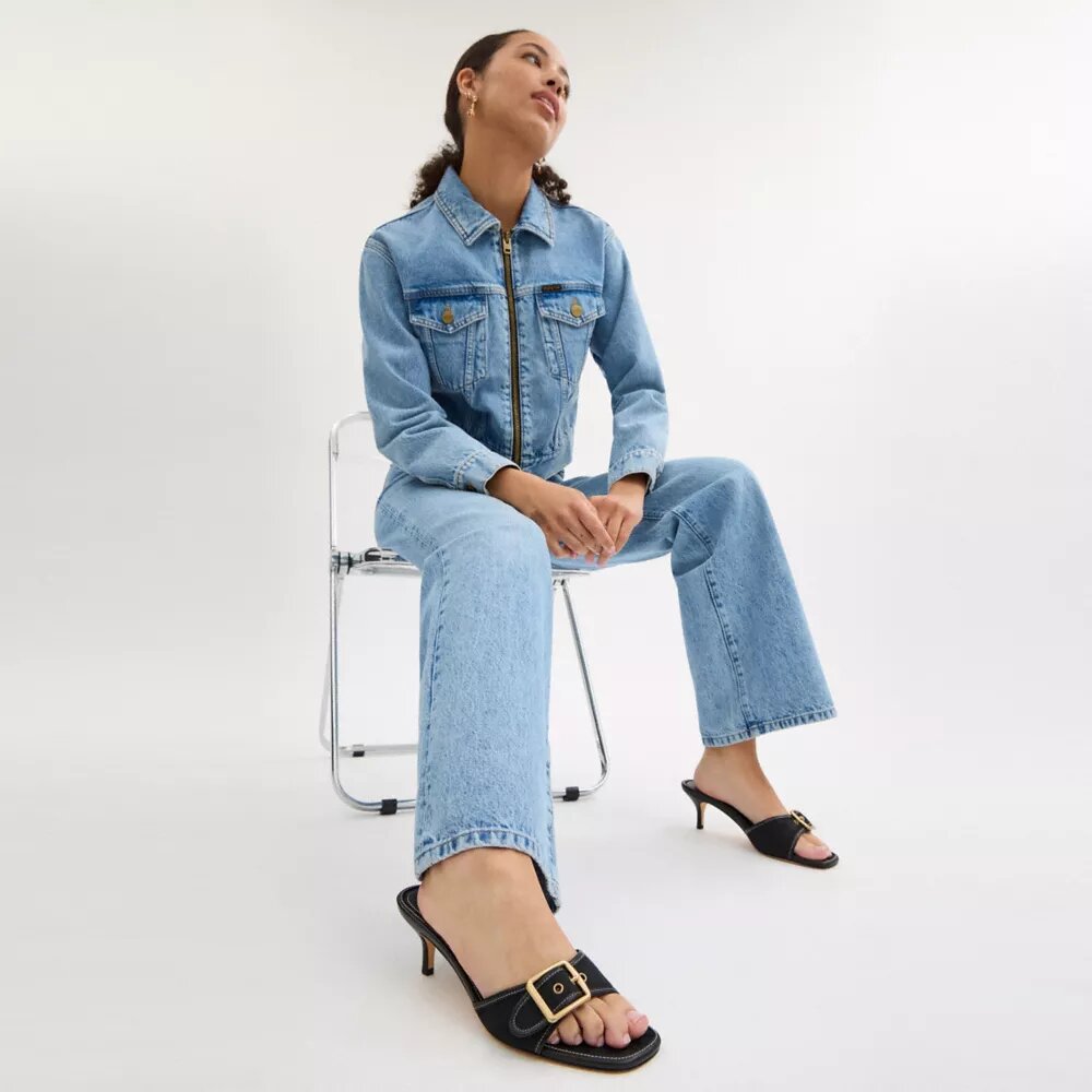 Margot-sandalen in kenmerkend jacquard