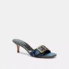 Margot-sandalen met kenmerkend denim-patchwork