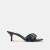 Margot-sandalen met kenmerkend denim-patchwork