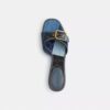 Margot-sandalen met kenmerkend denim-patchwork