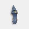 Margot-slingbacks in Crystal Signature Denim