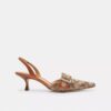 Margot-slingbacks in Crystal Signature Jacquard