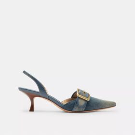 Margot-slingbacks in ‘Loved Denim’