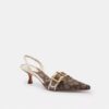 Margot-slingbacks van kenmerkend jacquard