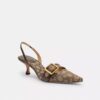 Margot-slingbacks van kenmerkend jacquard