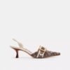 Margot-slingbacks van kenmerkend jacquard