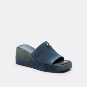 Marie-Plateausandalen in ‘Loved Denim’