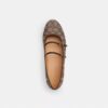 Mary Janes met dubbele gesp in kenmerkend jacquard