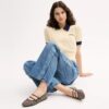 Mary Janes met dubbele gesp in kenmerkend jacquard