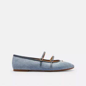 Mary Janes met dubbele gesp in Loved Denim