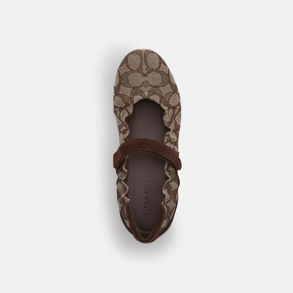 Mary Janes-sneaker in kenmerkend jacquard