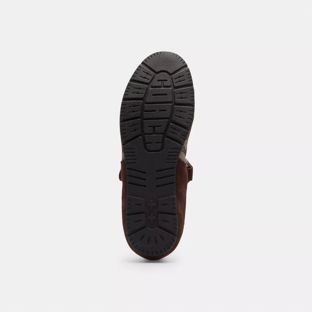 Mary Janes-sneaker in kenmerkend jacquard