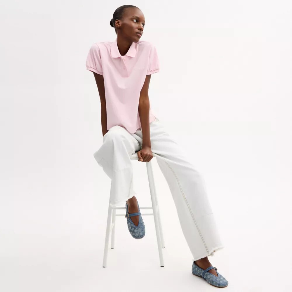 Mary Janes van Crystal Signature Denim