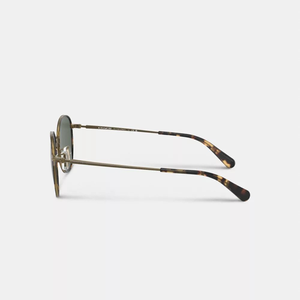 Metalen ronde Windsor-zonnebril