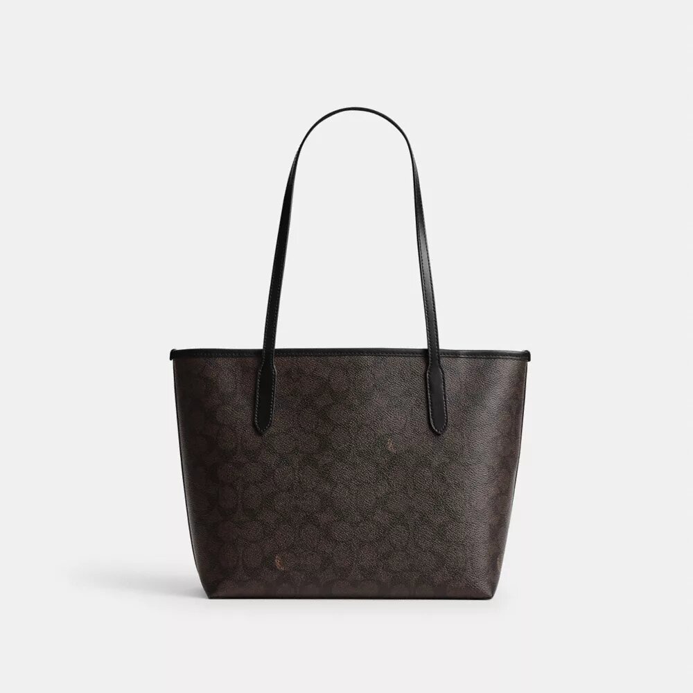 Middelgrote City-tote bag van Signature Canvas