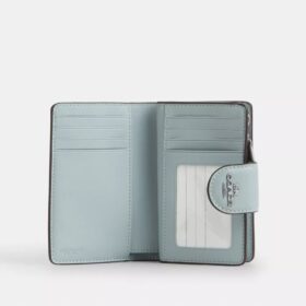 Middelgrote hoekportemonnee met ritssluiting van Signature Canvas