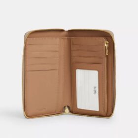 Middelgrote ID-portemonnee met ritssluiting van Signature Canvas