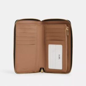 Middelgrote ID-portemonnee met ritssluiting van Signature Canvas