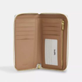 Middelgrote ID-portemonnee met ritssluiting van Signature Canvas
