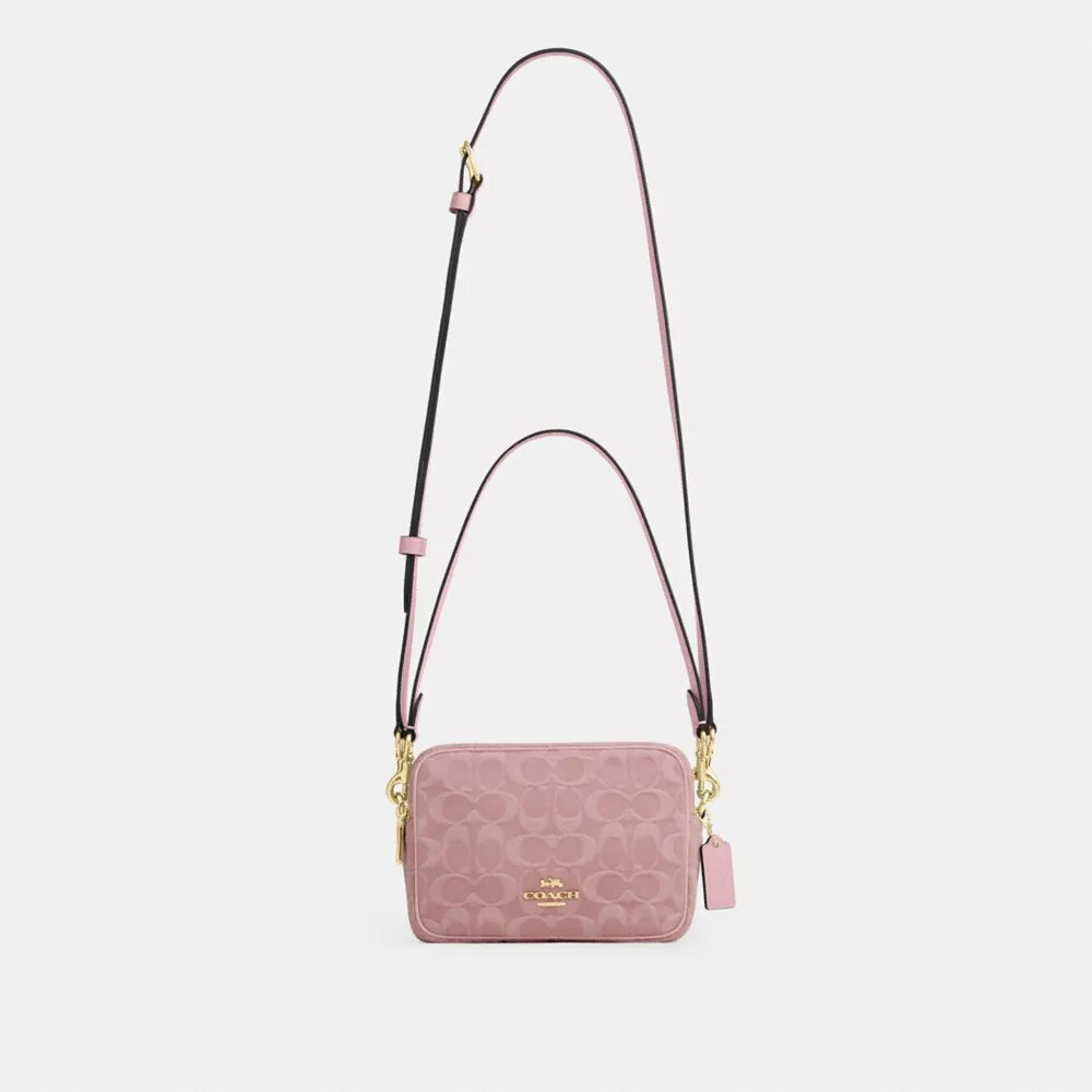 Mini Carey-crossbodytas in Signature Denim