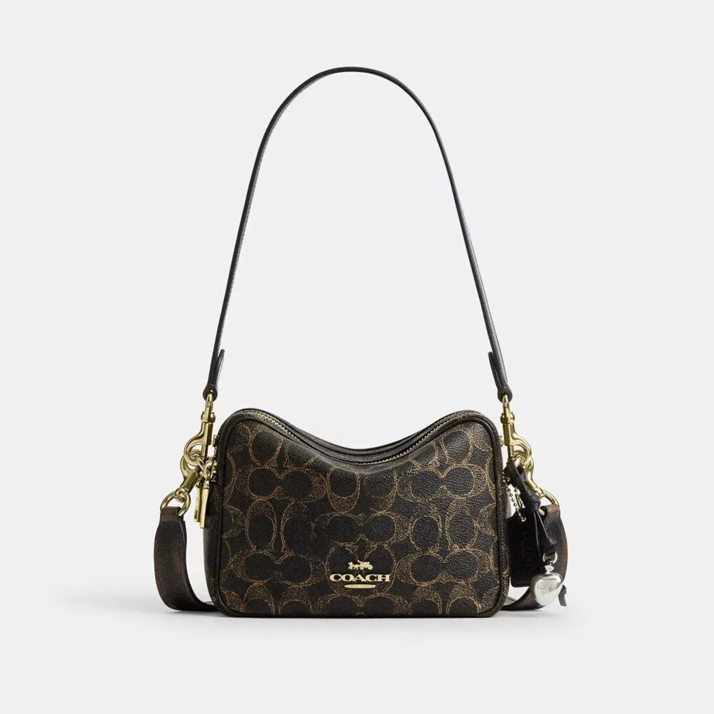 Mini Carey-crossbodytas van Loved Signature Canvas