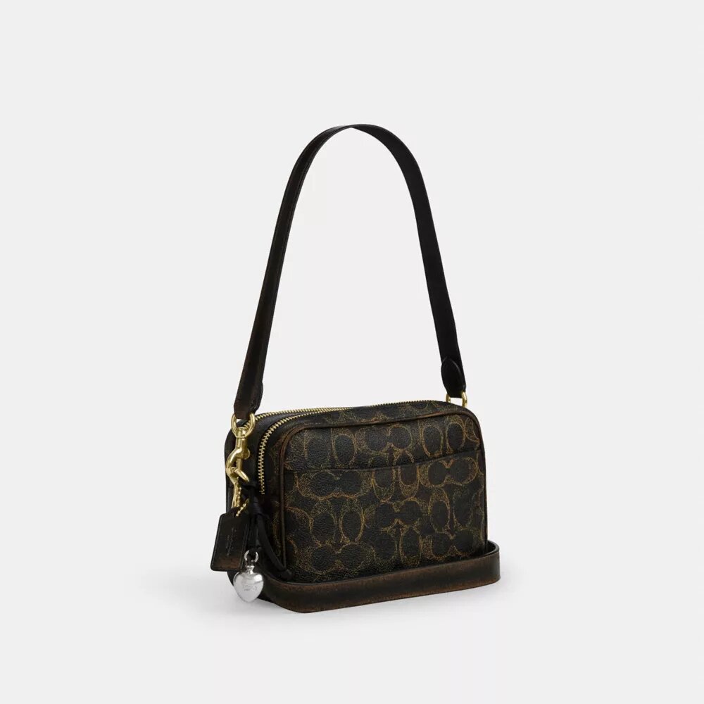 Mini Carey-crossbodytas van Loved Signature Canvas