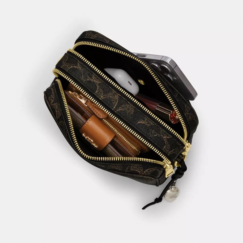 Mini Carey-crossbodytas van Loved Signature Canvas