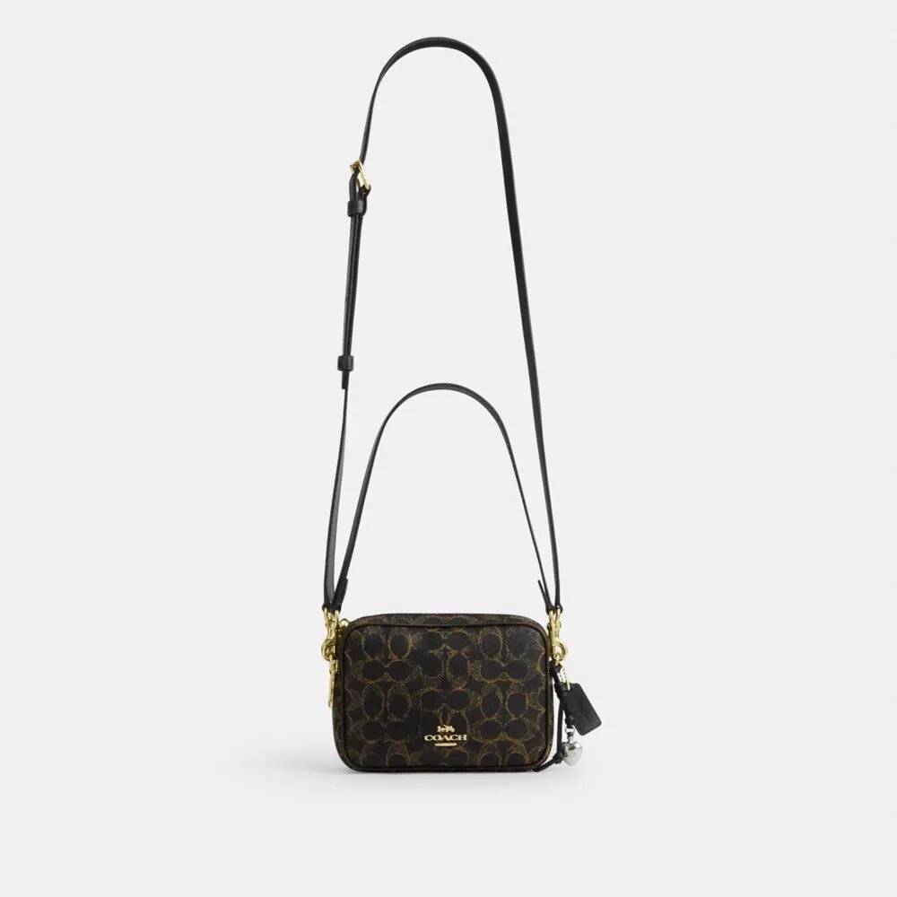 Mini Carey-crossbodytas van Loved Signature Canvas