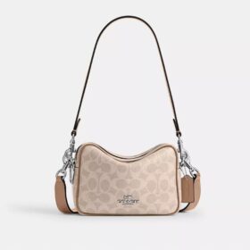 Mini Carey Crossbodytas van Signature Canvas