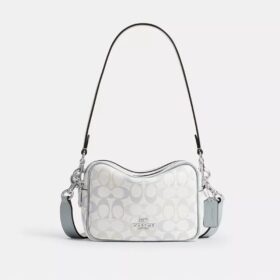 Mini Carey Crossbodytas van Signature Canvas