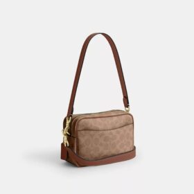 Mini Carey Crossbodytas van Signature Canvas