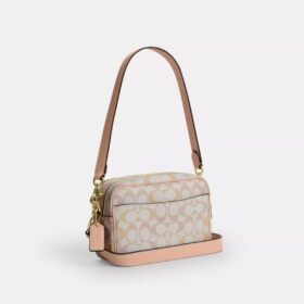 Mini Carey Crossbodytas van Signature Canvas