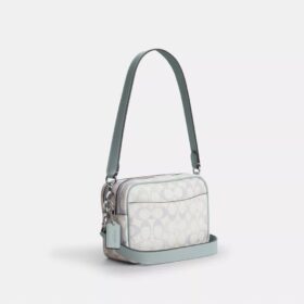 Mini Carey Crossbodytas van Signature Canvas
