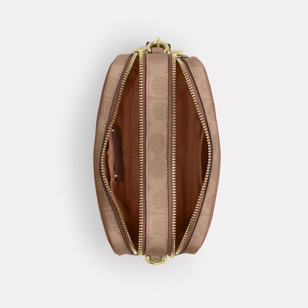 Mini Carey Crossbodytas van Signature Canvas