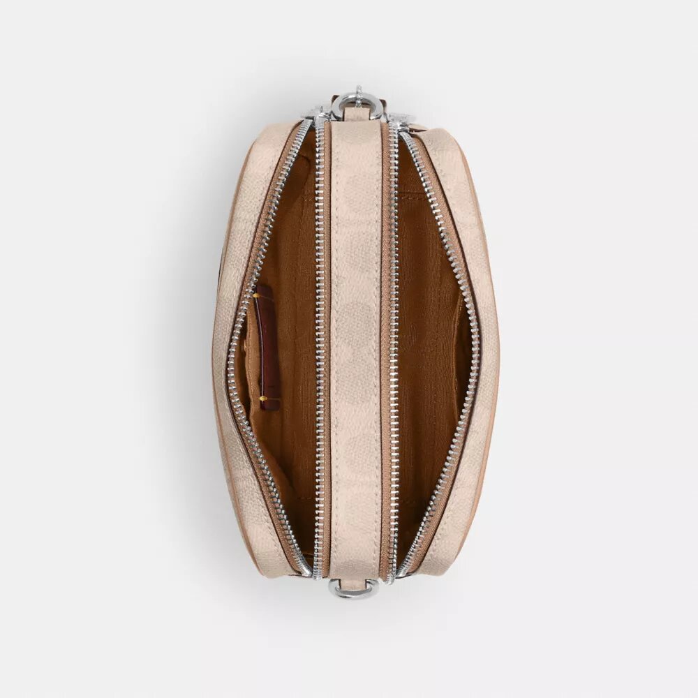 Mini Carey Crossbodytas van Signature Canvas