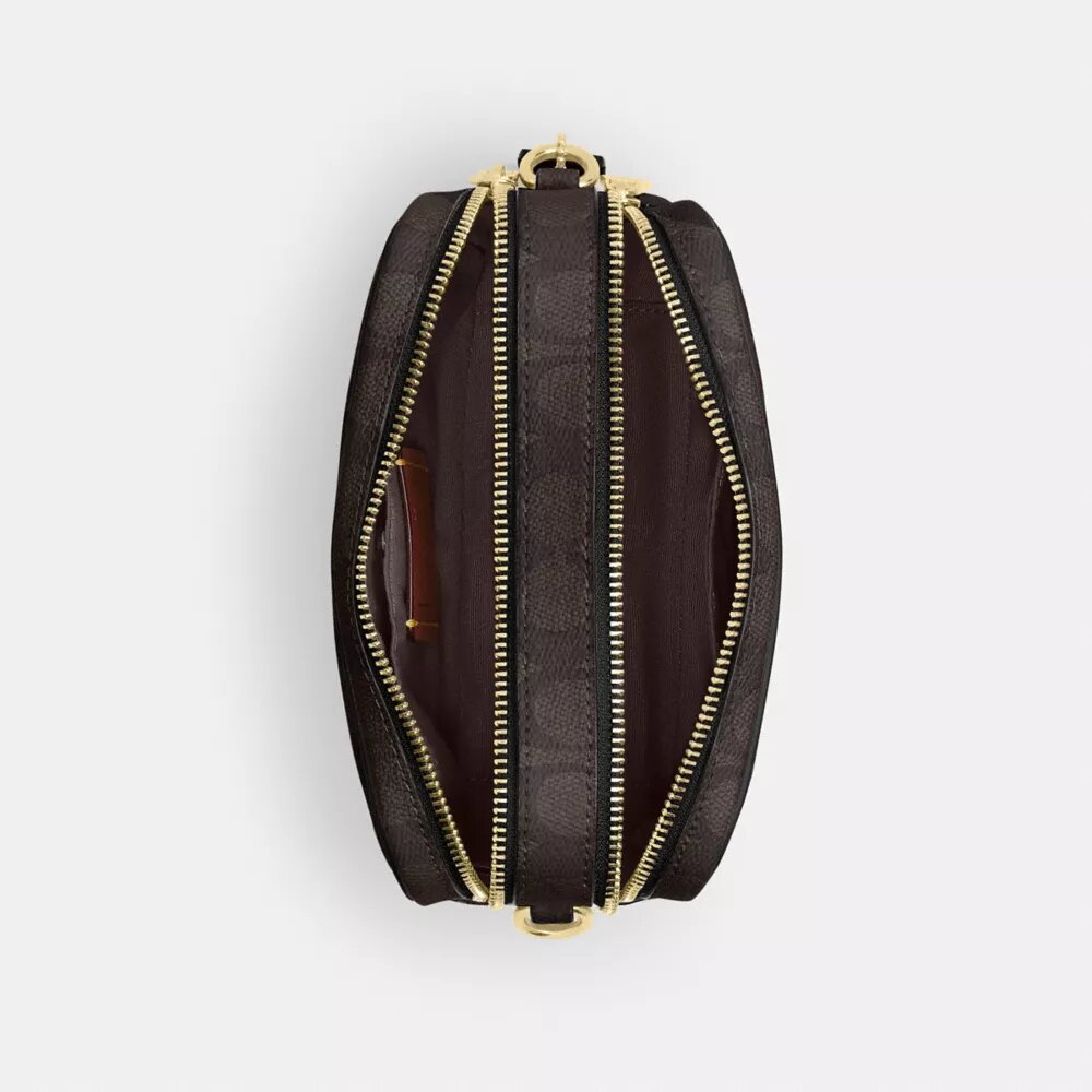 Mini Carey Crossbodytas van Signature Canvas