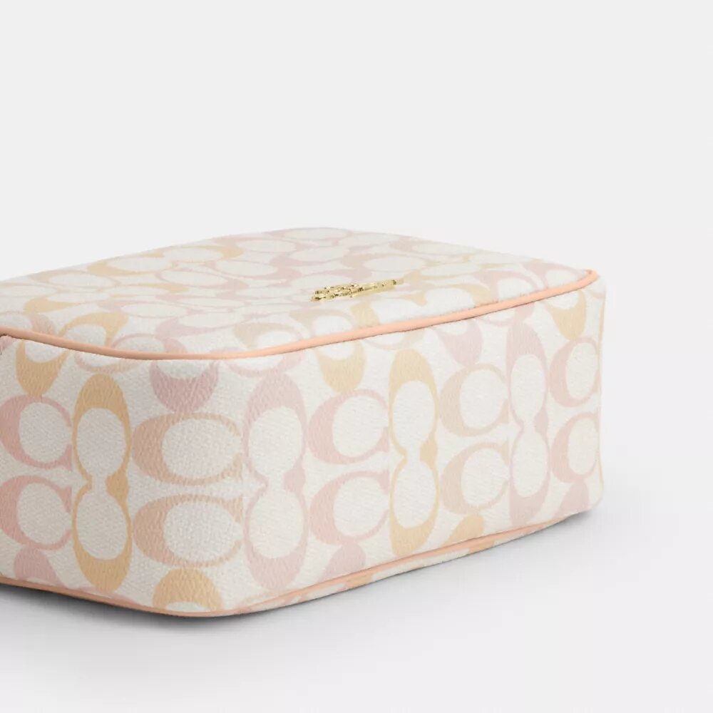 Mini Carey Crossbodytas van Signature Canvas