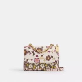 Mini Klare-crossbodytas met bloemenprint