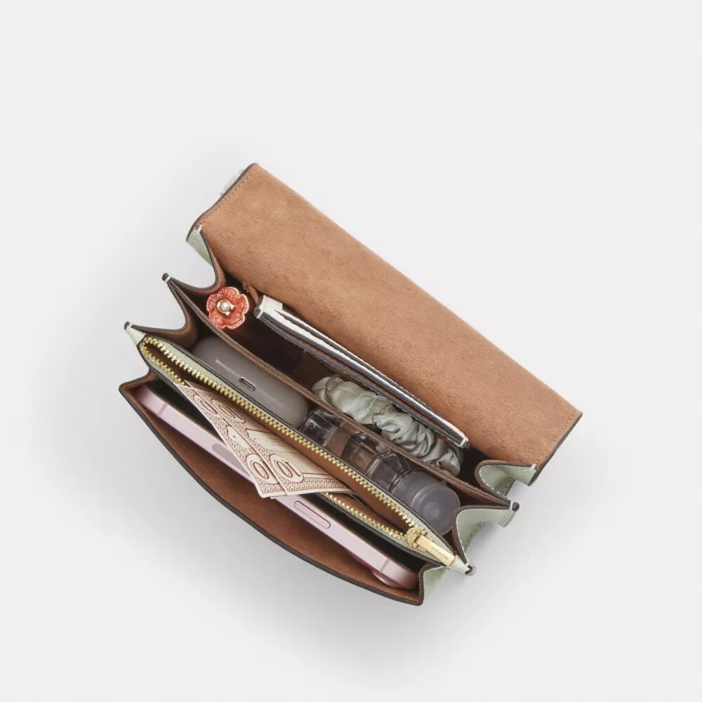 Mini Klare-crossbodytas met bloemenprint