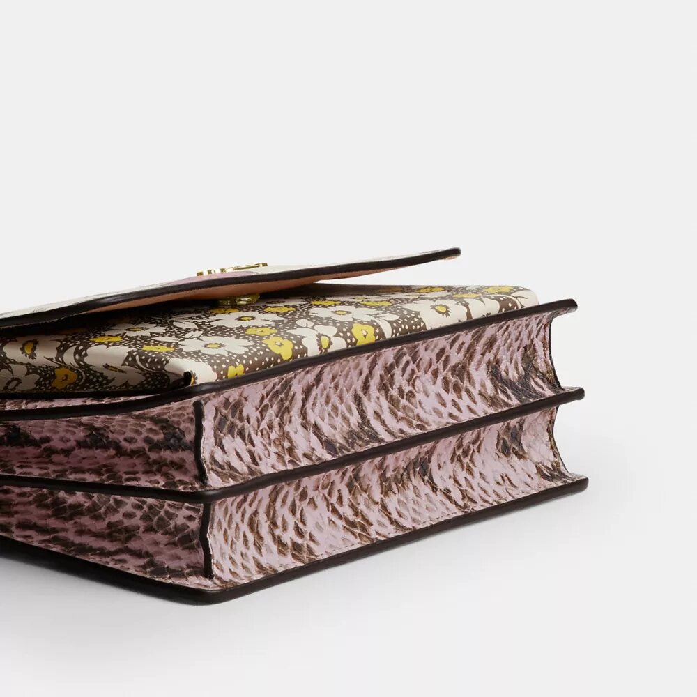 Mini Klare-crossbodytas met bloemenprint