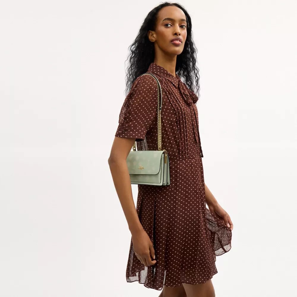 Mini Klare-crossbodytas met bloemenprint