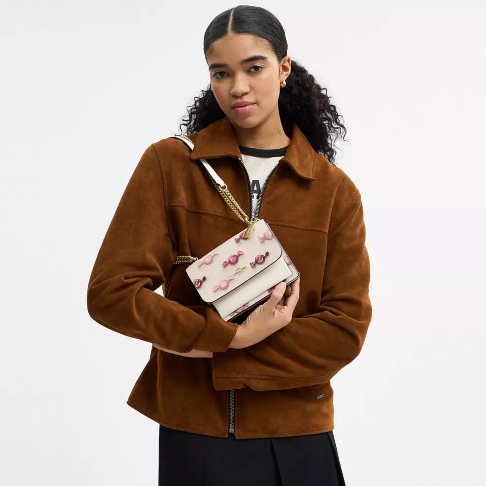 Mini Klare crossbodytas met snoepjesprint