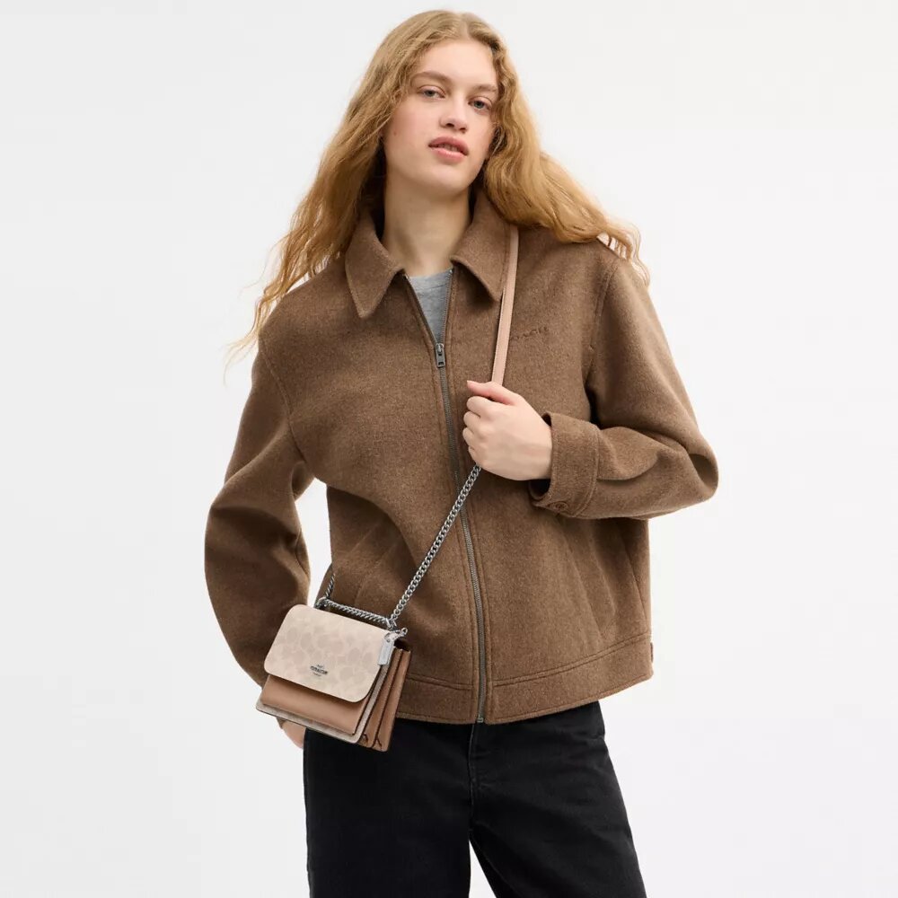 Mini Klare-crossbodytas van Signature Canvas